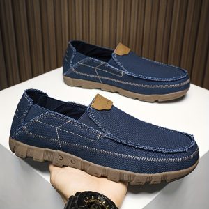 New Style of Men'S Thick-Soled Slip-On Sports Casual Shoes, Lightweight, Comfortable, Breathable, And Durable, Suitable for Daily Leisure And Hiking Activities