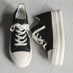 Men's Height Increase Thick Platform Sneakers - Upper & Sole, Cushioning, Low-Top Mid-Top Lace-Up Round Toe for Casual Athletic Wear, - Comfortable Height Shoes Suitable for High Street Style